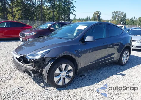 2023 Tesla Model Y Awd/Long Range Dual Motor All-Wheel Drive из США, поврежденный, VIN 7SAYGDEE2PF929129